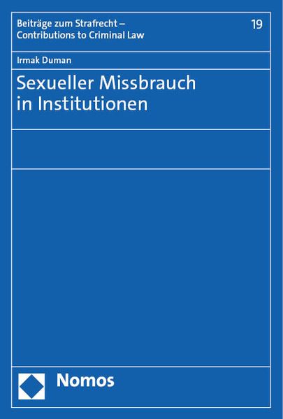 Produktbild: Sexueller Missbrauch in Institutionen