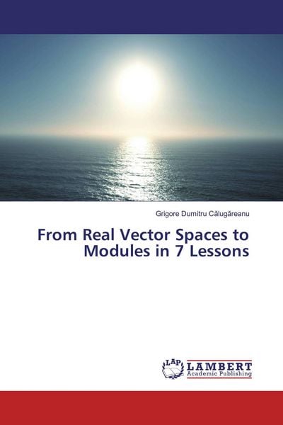 Produktbild: From Real Vector Spaces to Modules in 7 Lessons