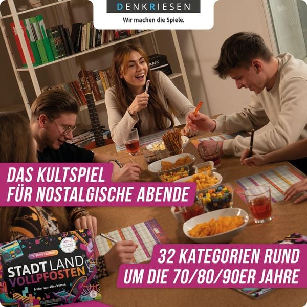 Produktbild: DENKRIESEN - STADT LAND VOLLPFOSTEN&reg; - 70/80/90 EDITION - "Fr&uuml;her war alles besser." - A4