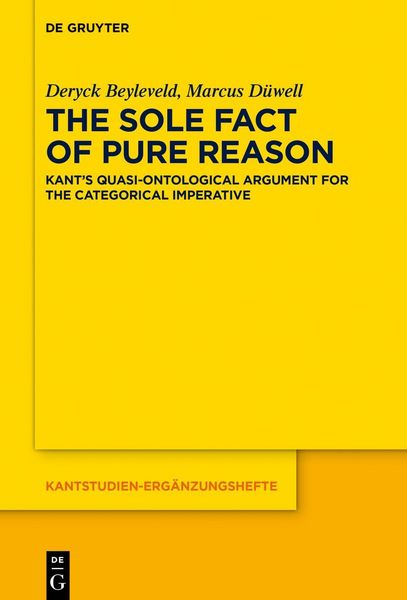 Produktbild: The Sole Fact of Pure Reason
