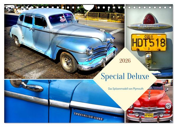 Produktbild: Special Deluxe - Das Spitzenmodell von Plymouth (Wandkalender 2026 DIN A4 quer), CALVENDO Monatskalender
