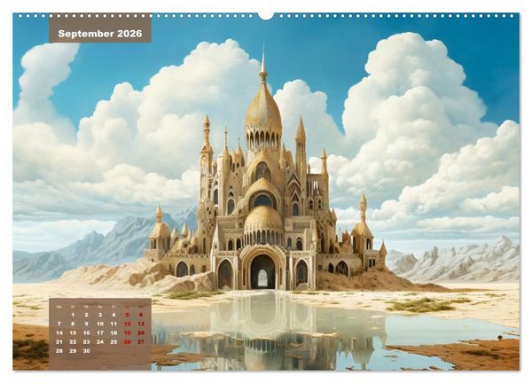 Produktbild: Exotische Pal&auml;ste (Wandkalender 2026 DIN A2 quer), CALVENDO Monatskalender