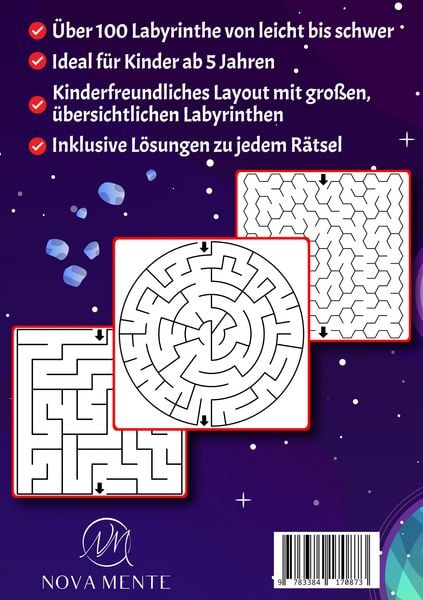 Produktbild: Labyrinthe f&uuml;r Kinder ab 5 Jahren - Band 13