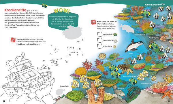 Produktbild: WAS IST WAS Junior Mitmach-Heft Komm mit ans Meer!