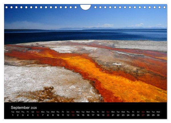 Produktbild: The Yellowstone National Park (Wall Calendar 2026 DIN A4 landscape), CALVENDO 12 Month Wall Calendar