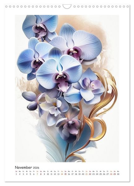 Produktbild: Blumen-Sinfonie (Wandkalender 2026 DIN A3 hoch), CALVENDO Monatskalender