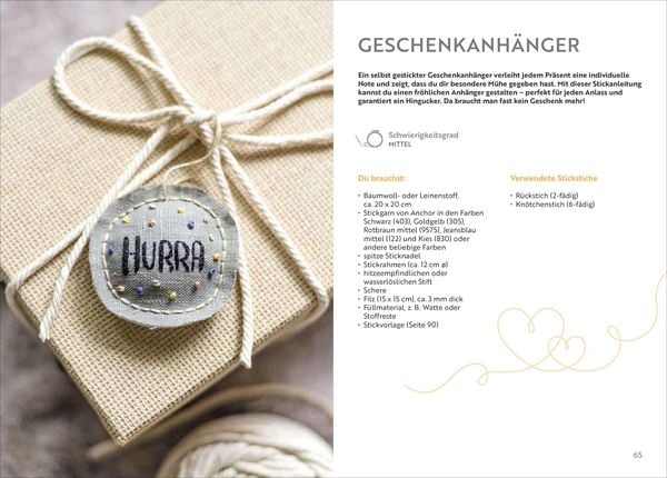 Produktbild: Sticken und schenken