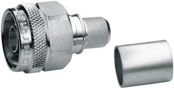 Produktbild: Teleg&auml;rtner 100023905 100023905 N-Steckverbinder Stecker, gerade 50 Ω 1 St.