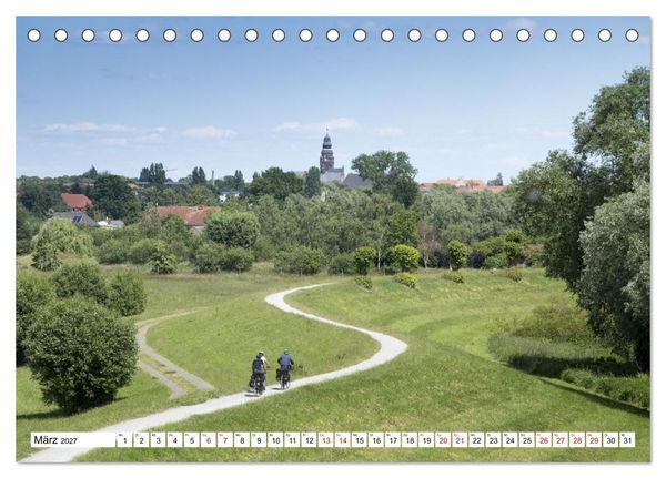 Produktbild: Elbetal Nord - Radland Deutschland (Tischkalender 2027 DIN A5 quer), CALVENDO Monatskalender