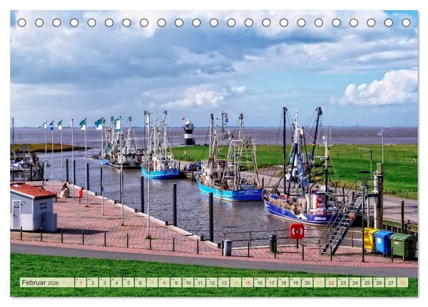 Produktbild: Maritime Augenblicke - Fischkutter (Tischkalender 2026 DIN A5 quer), CALVENDO Monatskalender