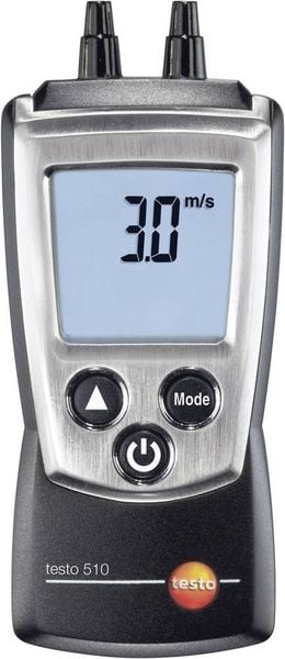 Produktbild: Testo 510 Druck-Messger&auml;t Luftdruck 0 - 100hPa Magnetische R&uuml;ckseite