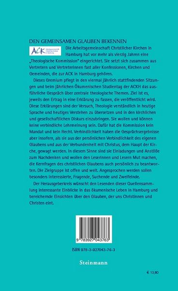 Produktbild: Den gemeinsamen Glauben bekennen