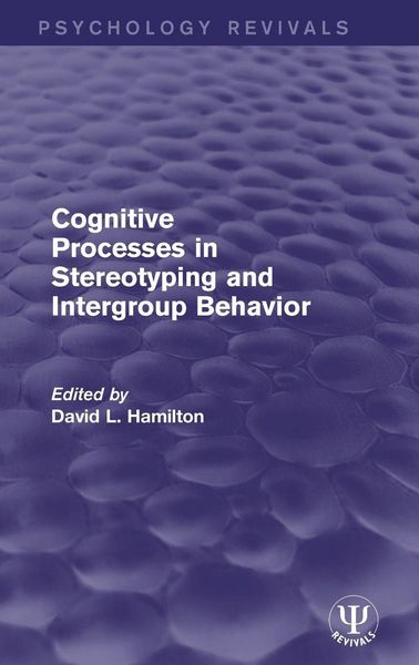 Produktbild: Cognitive Processes in Stereotyping and Intergroup Behavior
