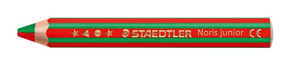 Produktbild: STAEDTLER Noris junior 140 Kindermalstift 3 in 1, 6 Duo Malstifte + 1 Spitzer