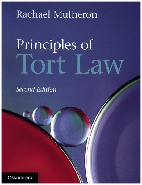 Produktbild: Principles of Tort Law