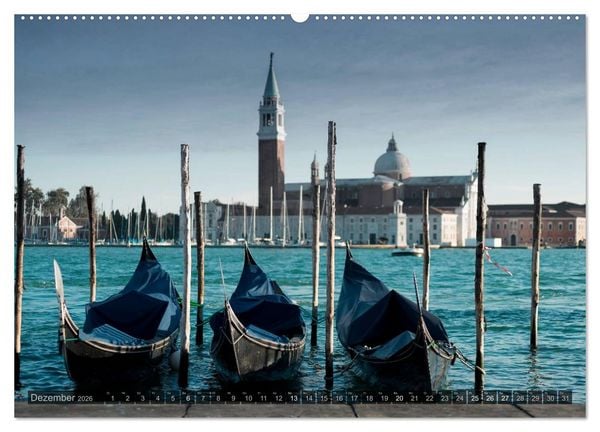 Produktbild: Venedig &ndash; Zauber der Lagunenstadt (Wandkalender 2026 DIN A2 quer), CALVENDO Monatskalender