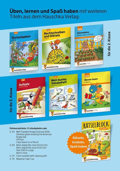 Übungsheft 2. Klasse - Mathe trainieren