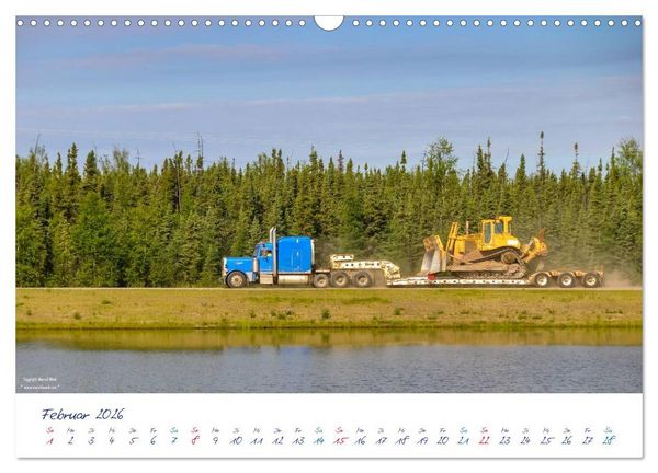 Produktbild: US Cars & Trucks in Alaska (Wandkalender 2026 DIN A3 quer), CALVENDO Monatskalender