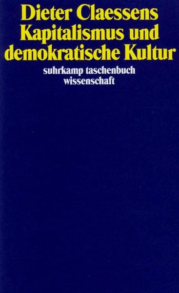 Produktbild: Kapitalismus und demokratische Kultur