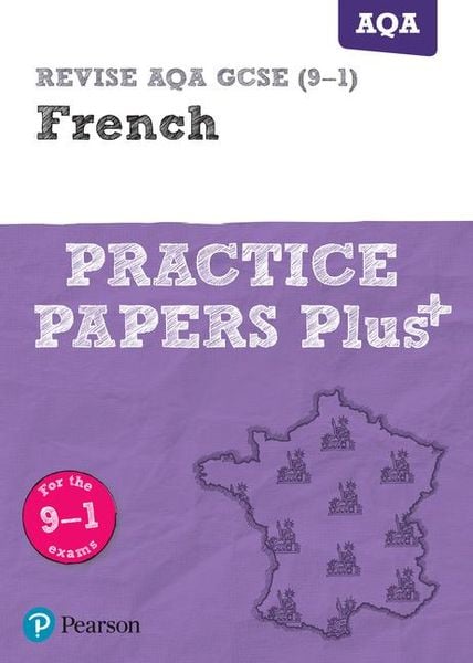 Produktbild: Pearson REVISE AQA GCSE French Practice Papers Plus: For 2025 and 2026 assessments and exams