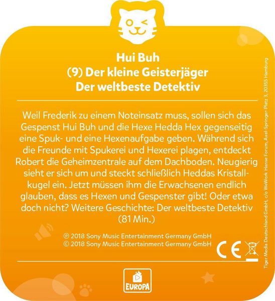 Produktbild: tigercard - Der kleine Hui Buh - Folge 9: Der kleine Geister