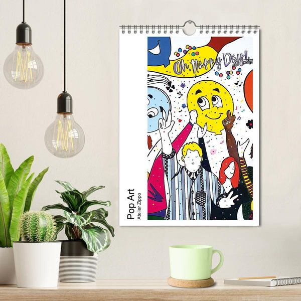 Produktbild: Pop Art - Atelier Zippo (Wandkalender 2026 DIN A4 hoch), CALVENDO Monatskalender