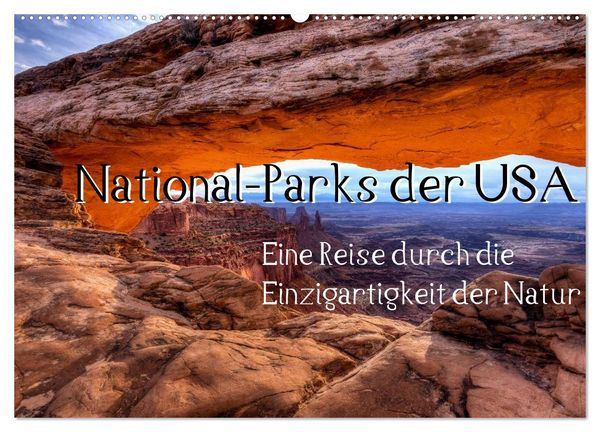 Produktbild: National-Parks der USA (Wandkalender 2026 DIN A2 quer), CALVENDO Monatskalender