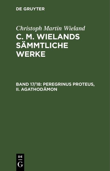 Produktbild: Peregrinus Proteus, II. Agathod&auml;mon
