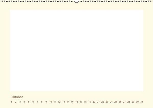 Produktbild: Immerw&auml;hrender Kalender zum selber Gestalten (Wandkalender immerw&auml;hrend DIN A4 quer)