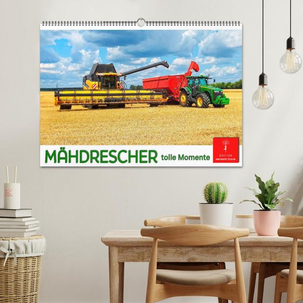 Produktbild: M&auml;hdrescher - tolle Momente (Wandkalender 2026 DIN A2 quer), CALVENDO Monatskalender