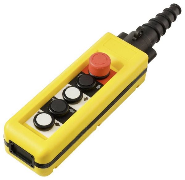 Produktbild: TRU COMPONENTS TC-13599172 TC-A4713 H&auml;ngetaster mit NOT-Aus-Schalter 1St.