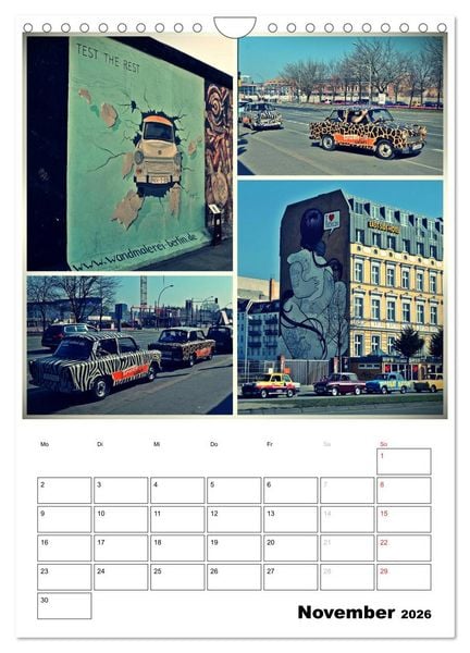 Produktbild: BERLIN / Planer (Wandkalender 2026 DIN A4 hoch), CALVENDO Monatskalender