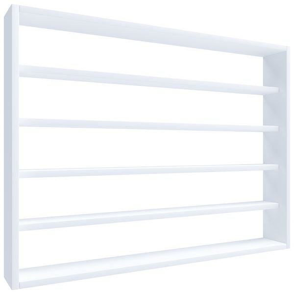 Produktbild: Holz Wandregal Wandvitrine Regal Deko Osado L