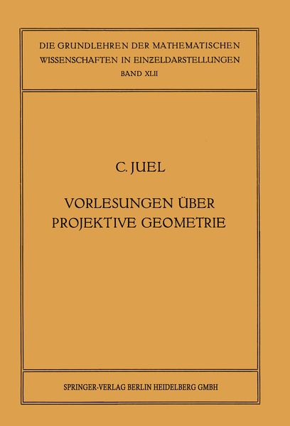 Produktbild: Vorlesungen &uuml;ber Projektive Geometrie