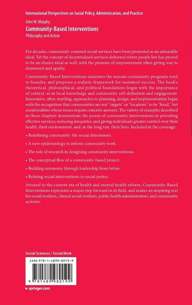 Produktbild: Community-Based Interventions
