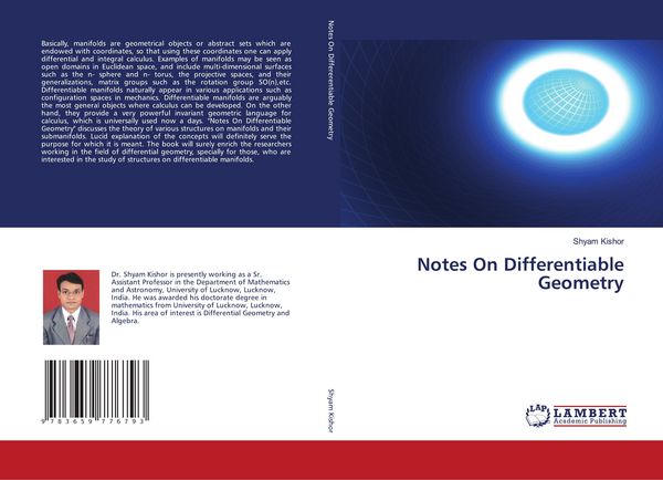 Produktbild: Notes On Differentiable Geometry