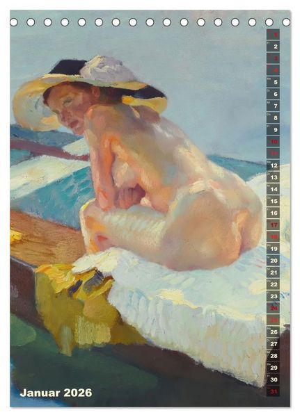 Produktbild: Leo Putz - Die Kunst der Sinnlichkeit (Tischkalender 2026 DIN A5 hoch), CALVENDO Monatskalender