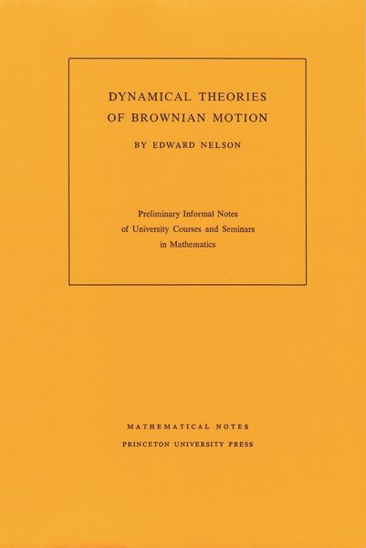 Produktbild: Dynamical Theories of Brownian Motion