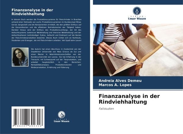 Finanzanalyse in der Rindviehhaltung, Taschenbuch von Andreia Alves Demeu , Marcos A. Lopes, Verlag Unser Wissen, 9786207692316