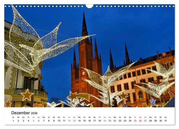Produktbild: Highlights von Wiesbaden (Wandkalender 2026 DIN A3 quer), CALVENDO Monatskalender