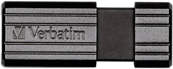 Produktbild: VERBATIM USB 2.0 Drive 64GB Pinstripe, schwarz