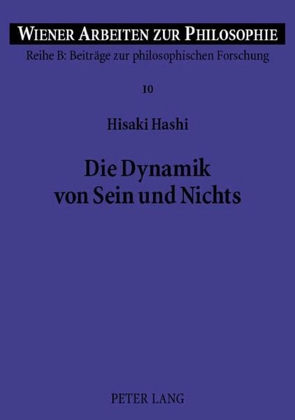 Produktbild: Die Dynamik von Sein und Nichts