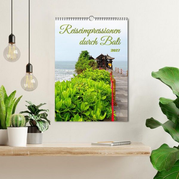 Produktbild: Reiseimpressionen durch Bali (Wandkalender 2027 DIN A3 hoch), CALVENDO Monatskalender