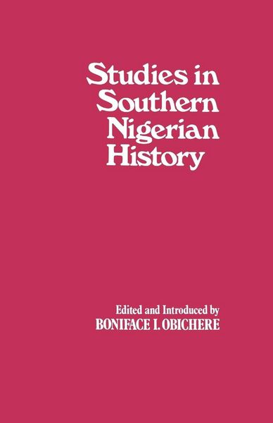 Produktbild: Studies in Southern Nigerian History