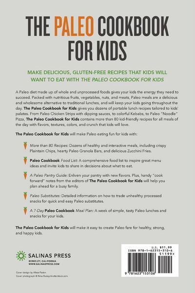 Produktbild: The Paleo Cookbook for Kids