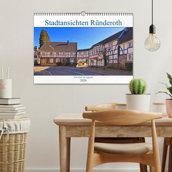 Produktbild: Stadtansichten R&uuml;nderoth (Wandkalender 2026 DIN A3 quer), CALVENDO Monatskalender