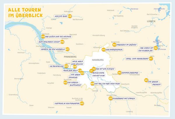 Produktbild: DUMONT Radelzeit in und um Hamburg