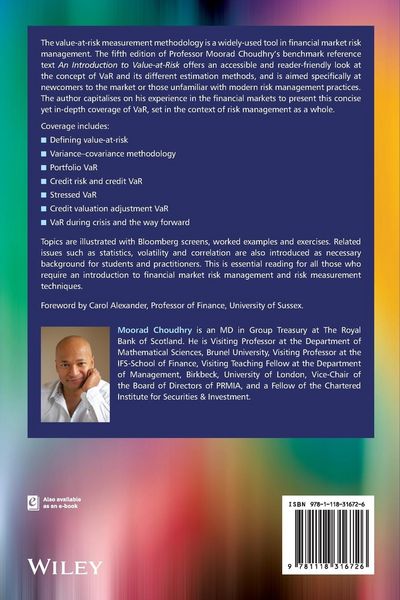 Produktbild: An Introduction to Value-at-Risk, Fifth Edition