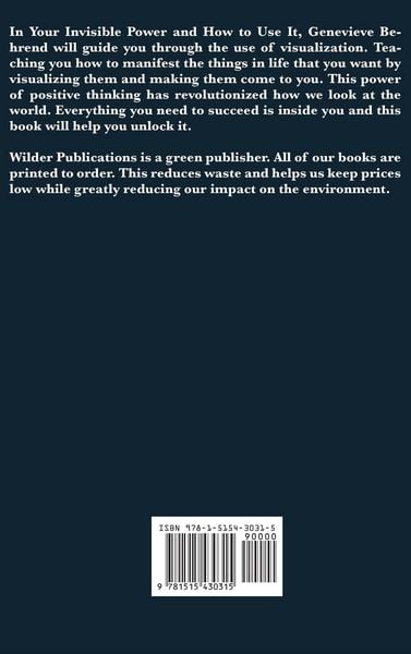 Produktbild: Your Invisible Power and How to Use It