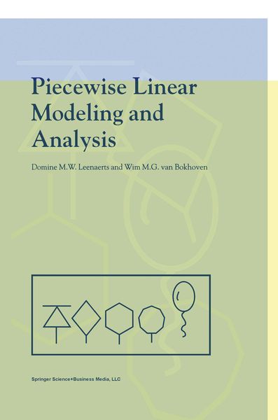 Produktbild: Piecewise Linear Modeling and Analysis